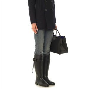 burberry rain boots belted